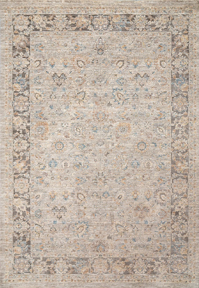 Dynamic Rugs Autumn 10922 Power Loomed Traditional Beige/Brown/Blue Rug