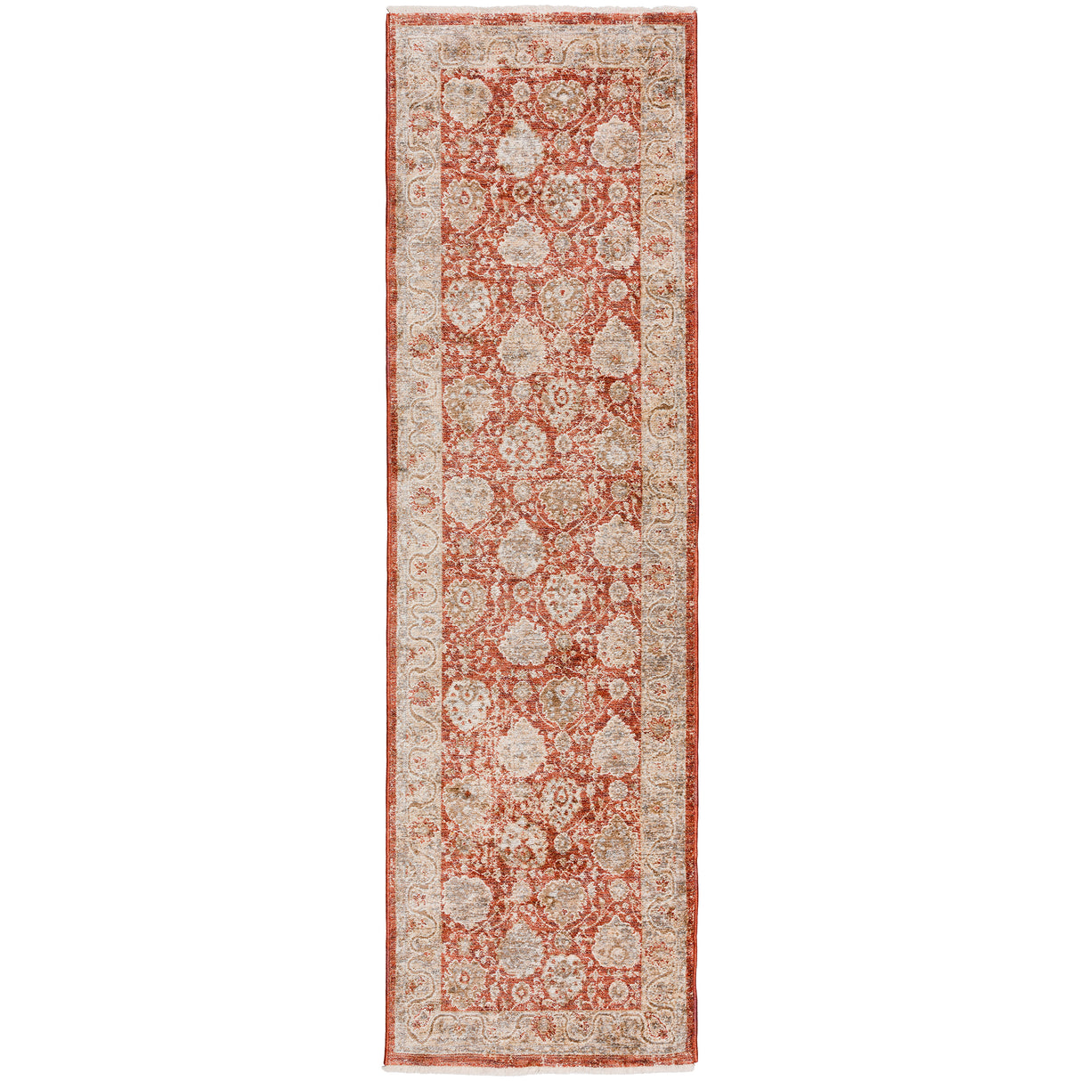 Dalyn Bergama BE6 Machine Made Traditional Red Rug