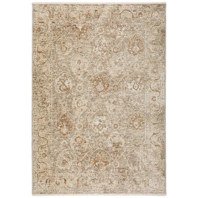 Dalyn Bergama BE6 Machine Made Traditional Brown Rug