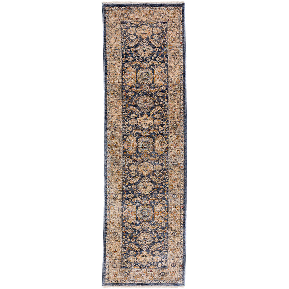 Dalyn Bergama BE8 Machine Made Traditional Blue Rug