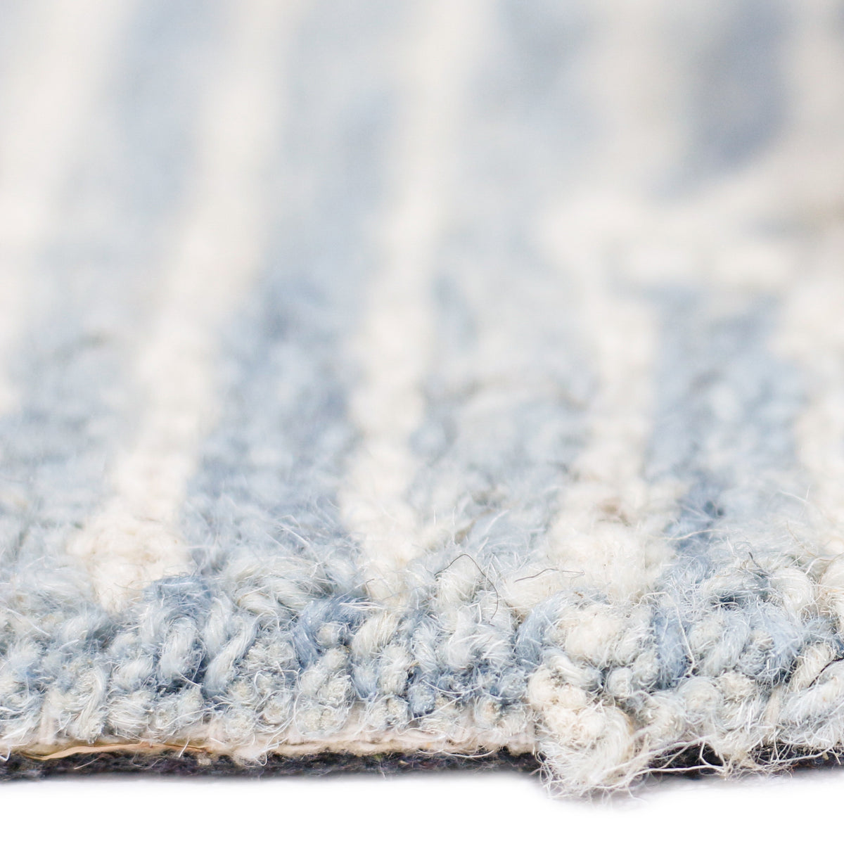 Amer Berlin BER-1 Blue / White area rug - profile view