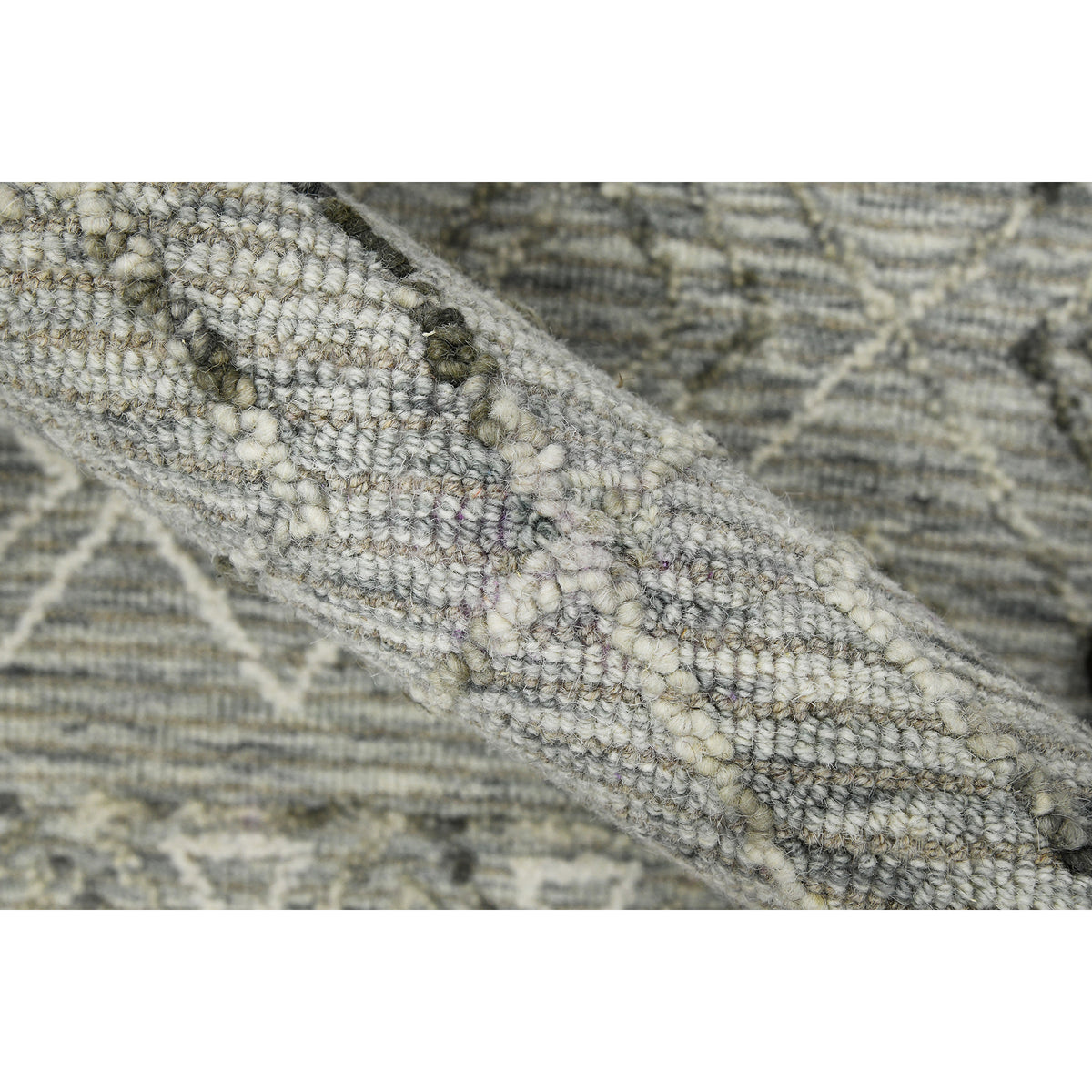 Amer Berlin BER-2 Gray area rug - color swatch view