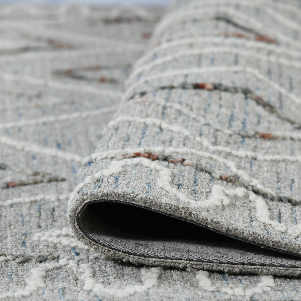 Amer Berlin BER-7 Multi area rug - rolled view