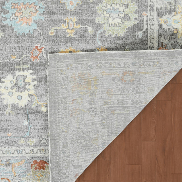 Amer Bohemian Classic Bordered Indoor-Outdoor Taupe Area Rug