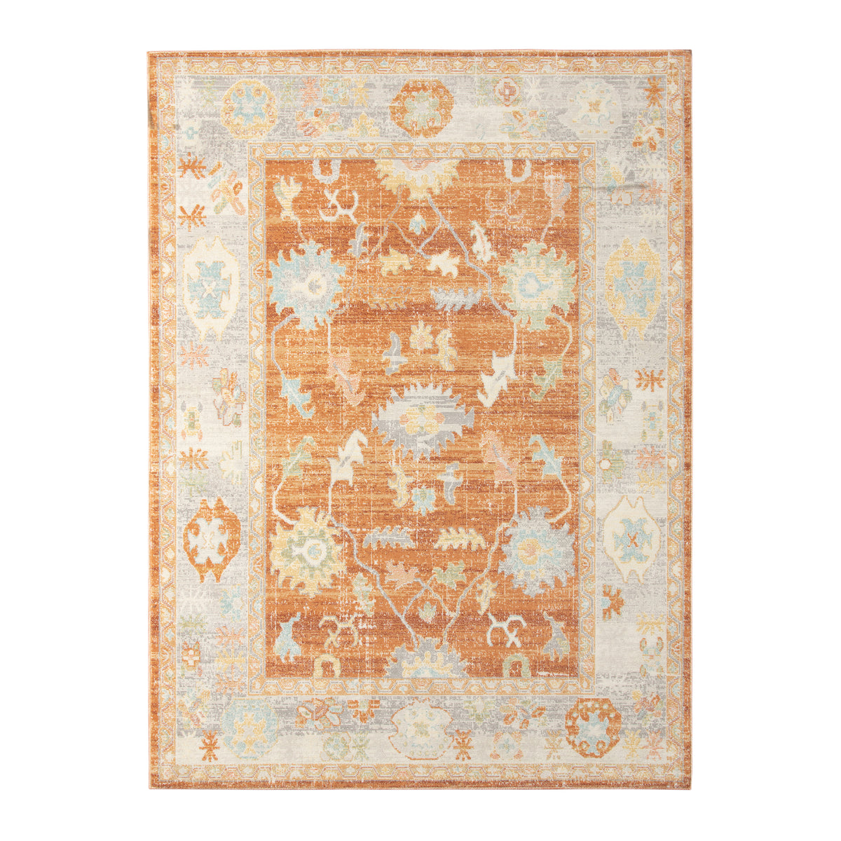 Amer Bohemian BHM-4 Orange / Beige area rug - product view