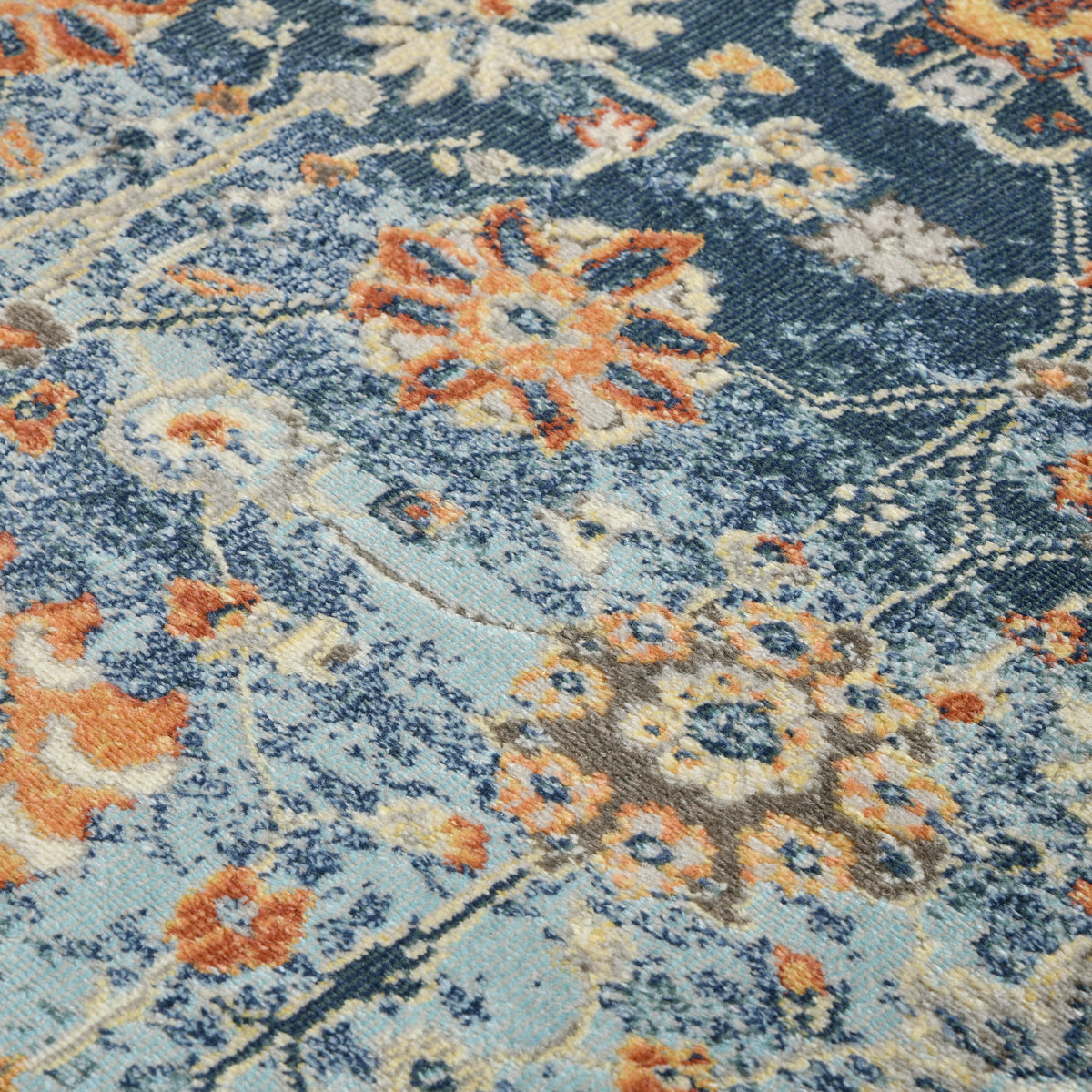 Amer Bohemian BHM-5 Navy Blue area rug - close-up view