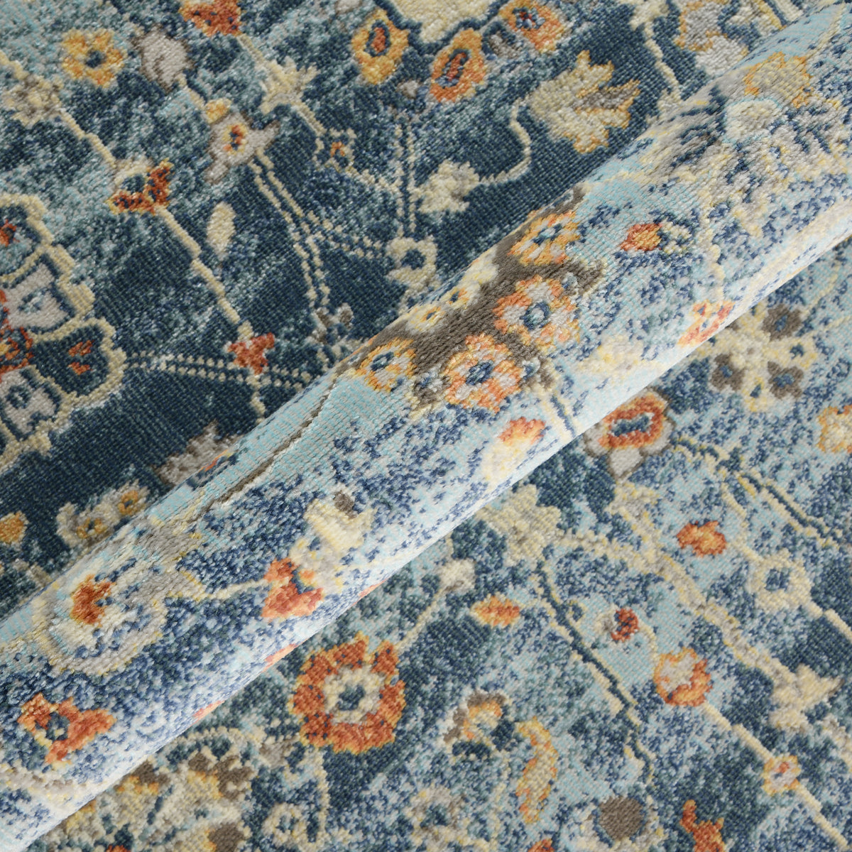 Amer Bohemian BHM-5 Navy Blue area rug - color swatch view