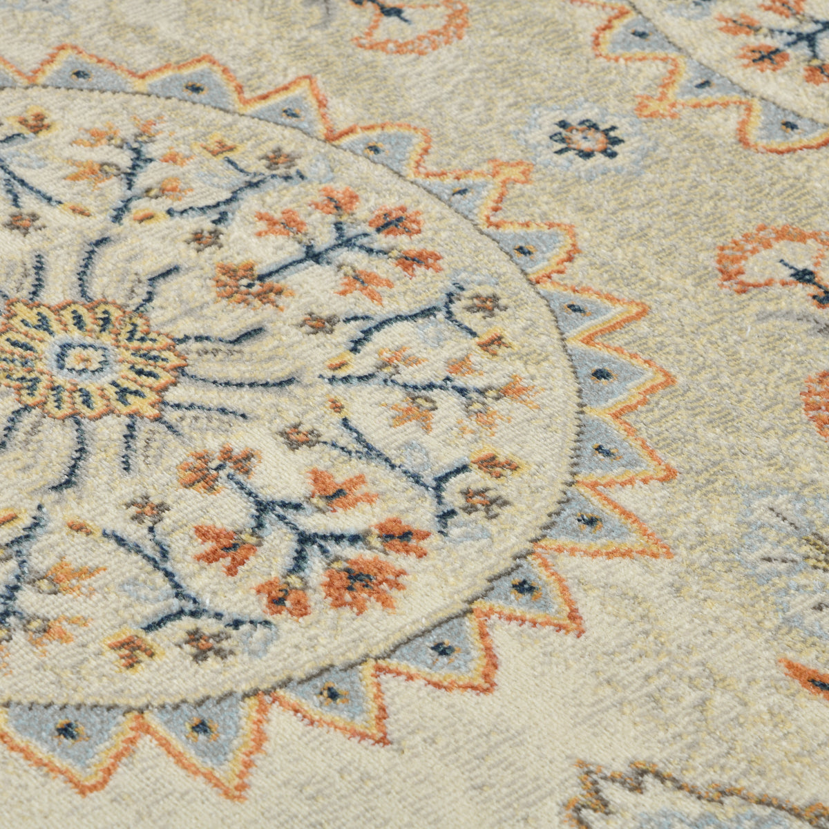Amer Bohemian BHM-8 Beige area rug - close-up view