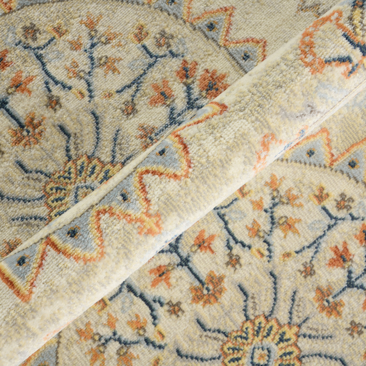 Amer Bohemian BHM-8 Beige area rug - color swatch view