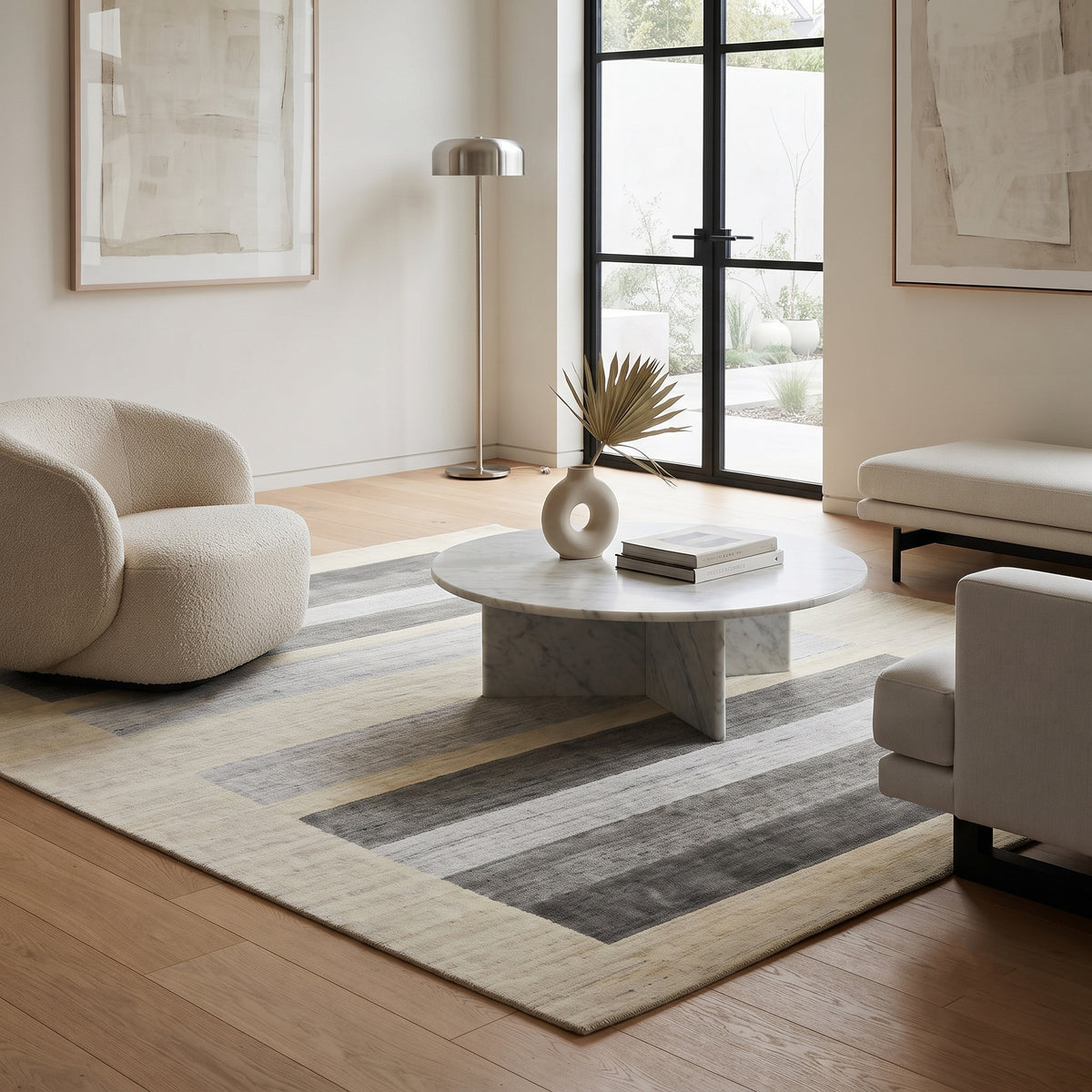 Amer Blend BLN-4 Ivory area rug - lifestyle view