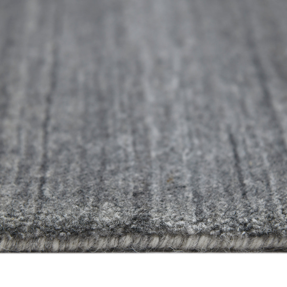 Amer Blend BLN-5 Charcoal area rug - profile view