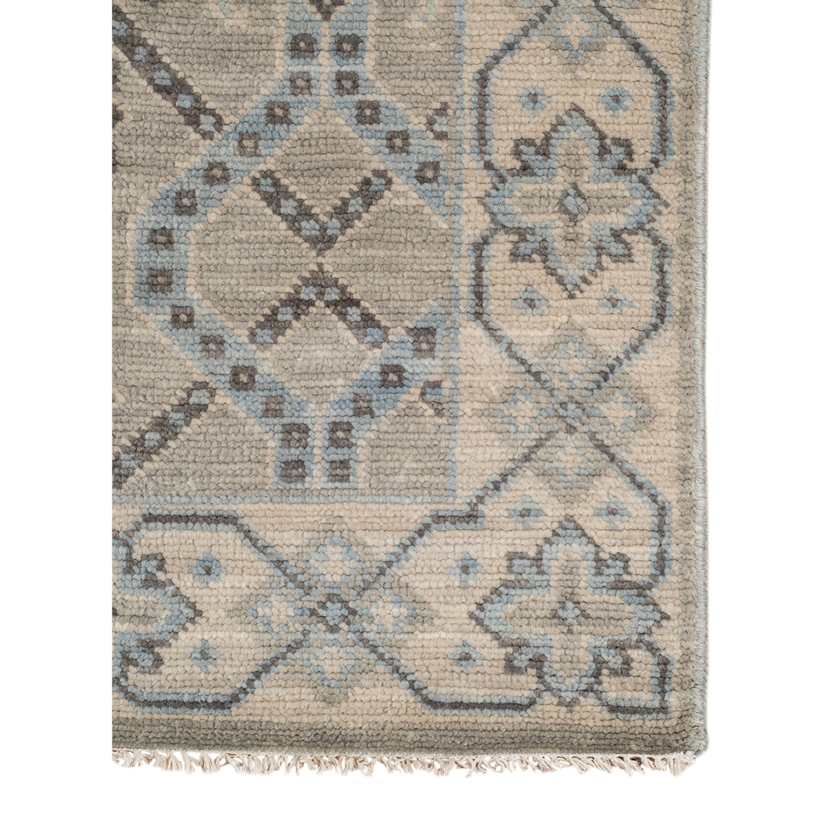 Amer Blu BLU-37 Silver area rug - corner view