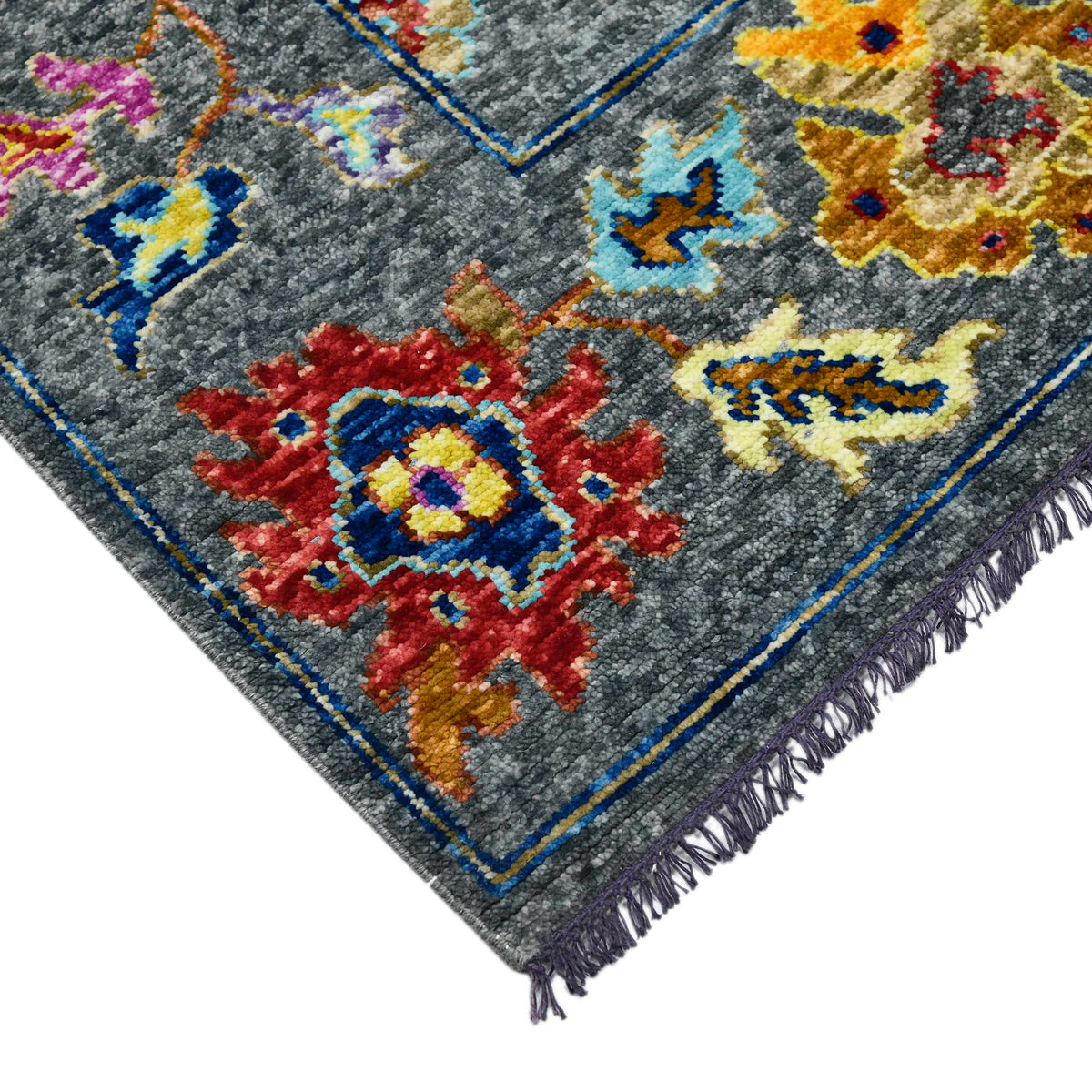 Amer Blu BLU-51 Gray area rug - corner view