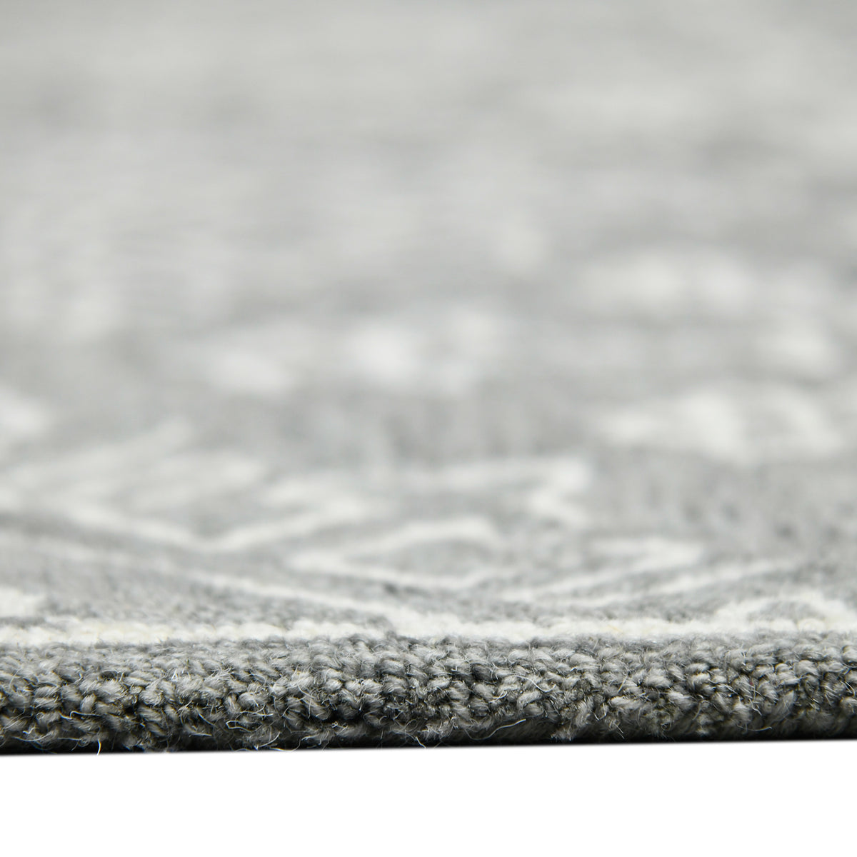 Amer Boscage BOS-33 Shale Gray area rug - profile view