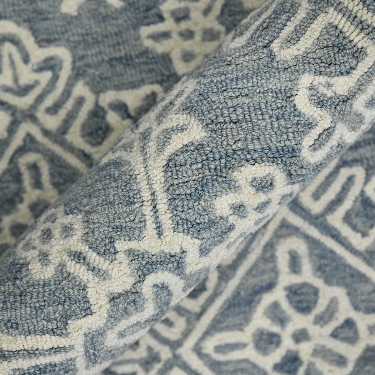 Amer Boscage BOS-35 Sky Blue area rug - color swatch view