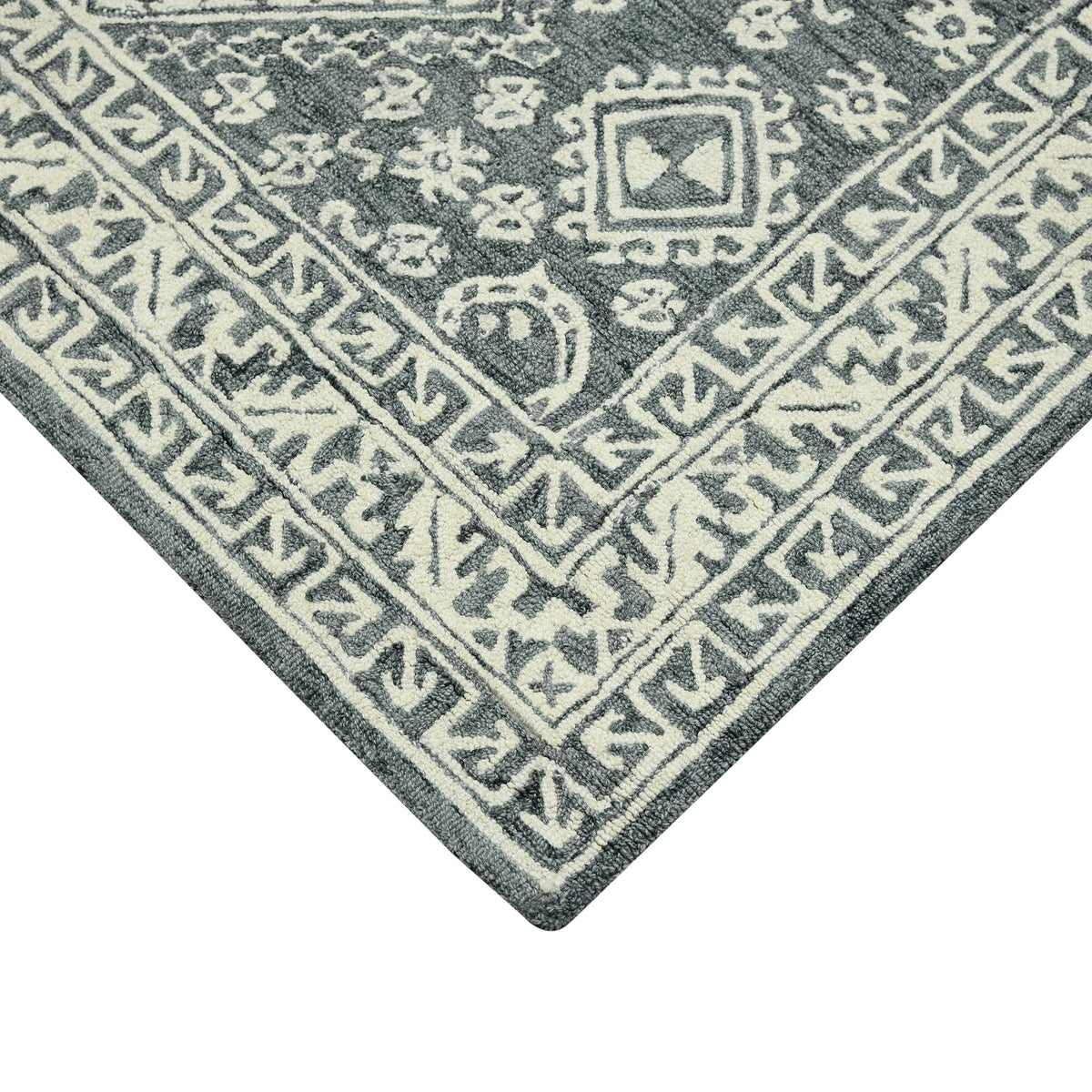 Amer Boscage BOS-61 Slate Gray area rug - corner view