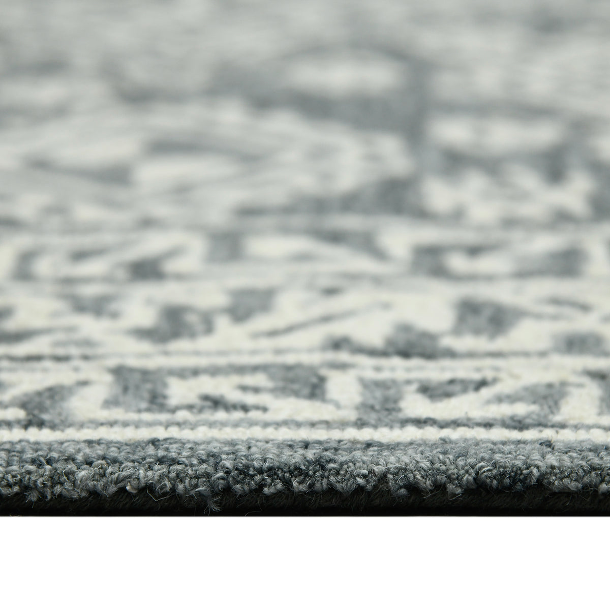 Amer Boscage BOS-61 Slate Gray area rug - profile view