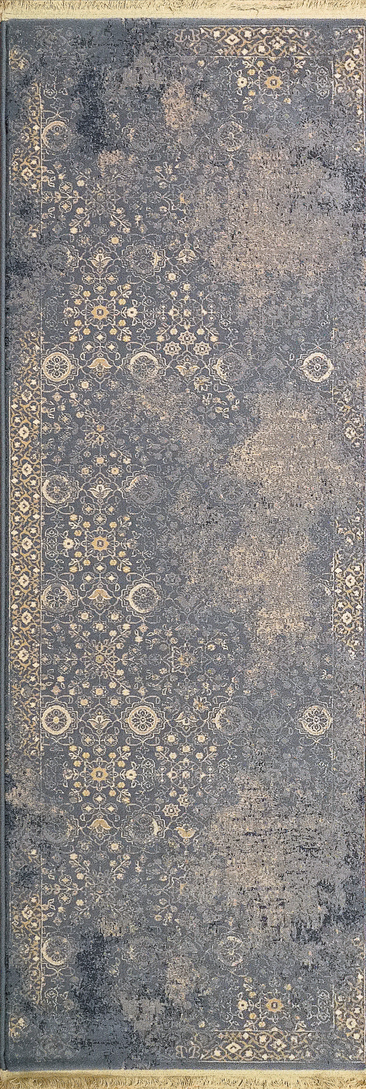 Dynamic Rugs Brilliant 72403 Blue Rugs - runner view