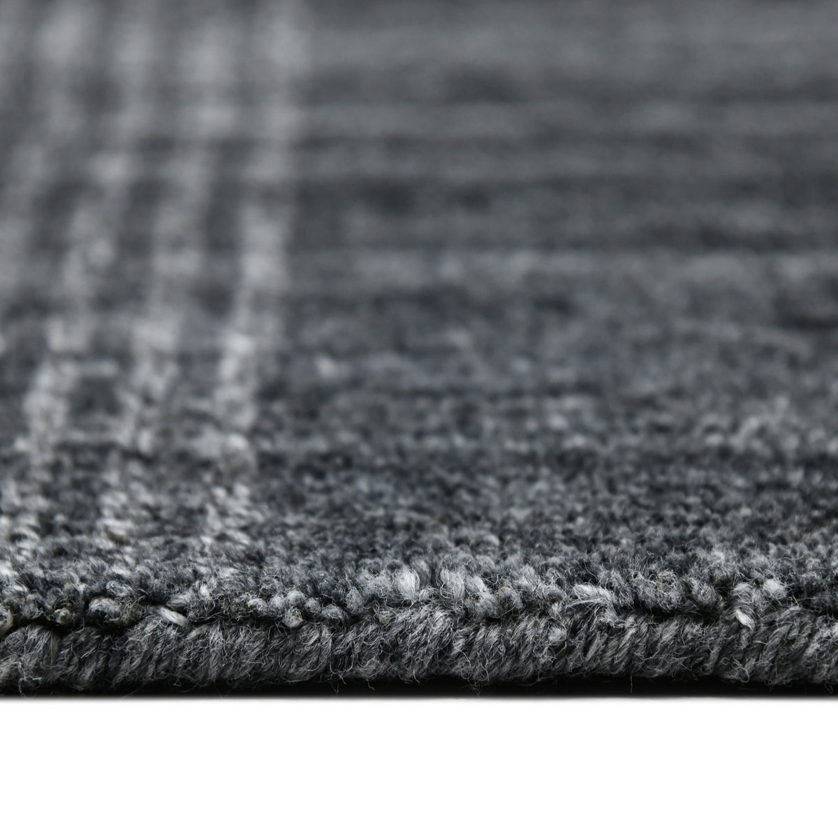 Amer Brooklyn BRK-5 Charcoal area rug - profile view