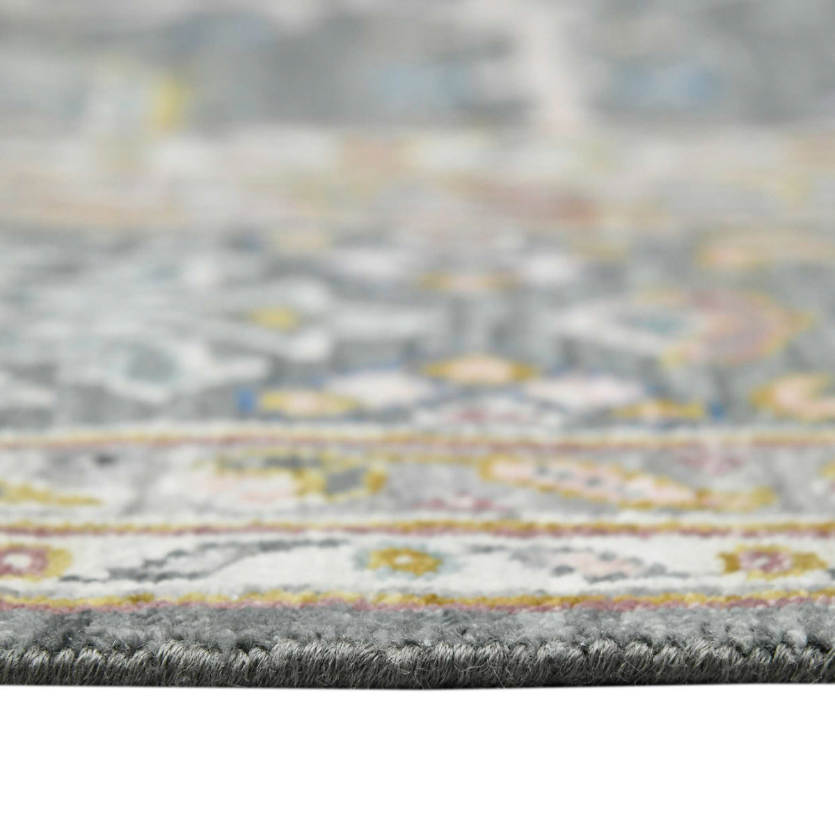 Amer Bristol BRS-19 Gray / Multi area rug - profile view