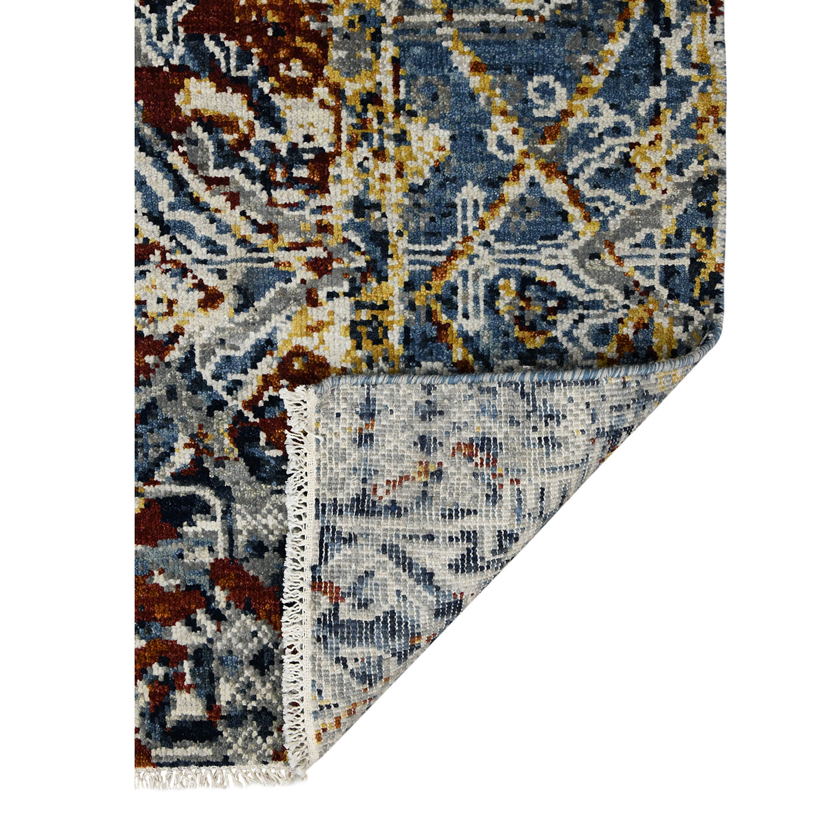 Amer Bristol BRS-46 Blue area rug - back view