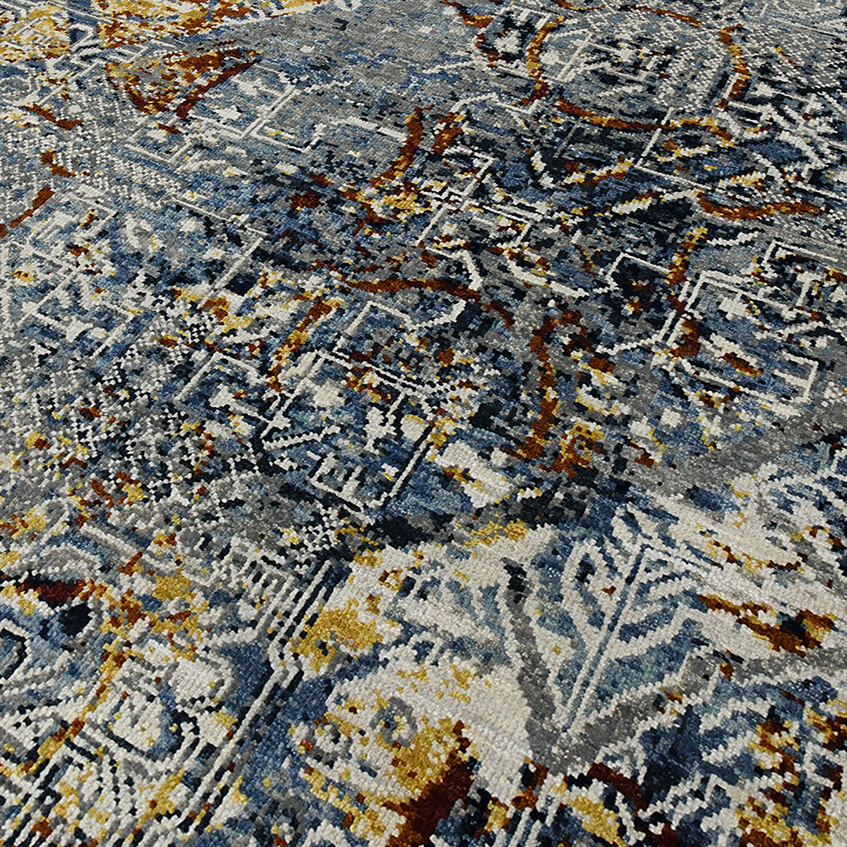 Amer Bristol BRS-46 Blue area rug - close-up view