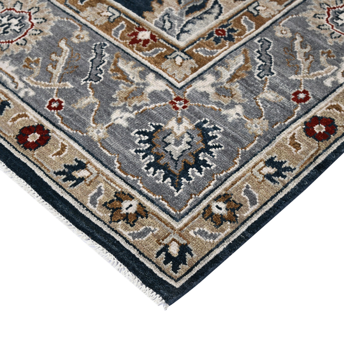 Amer Bristol BRS-55 Blue Sapphire area rug - corner view