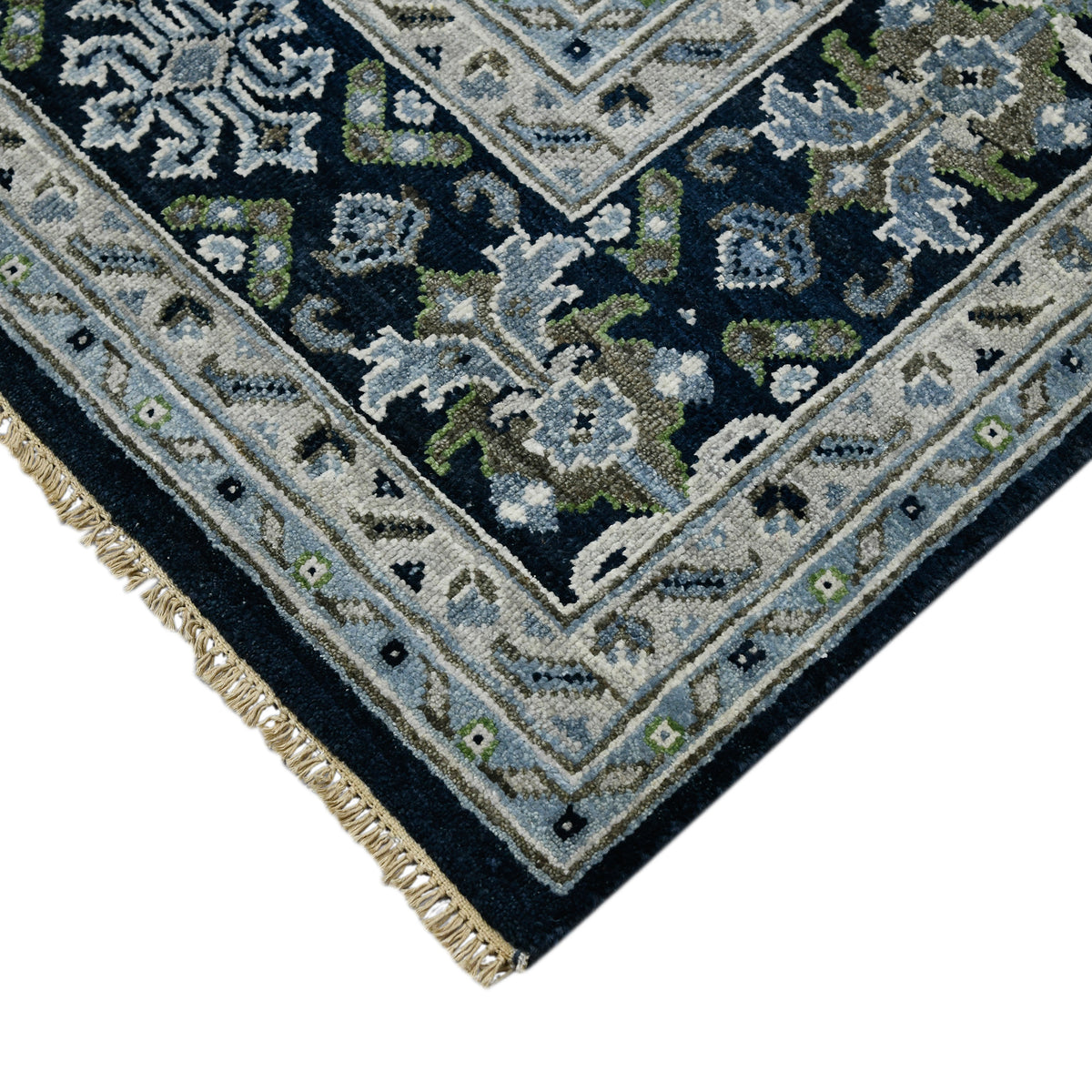 Amer Bristol BRS-9 Blue Sapphire area rug - corner view