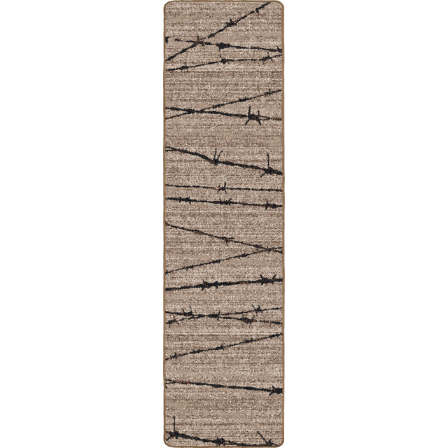 American Dakota Barbed Wire Natural Rug