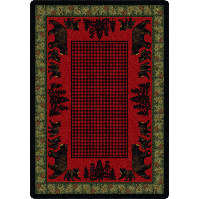 American Dakota Bear Family Multi Rug