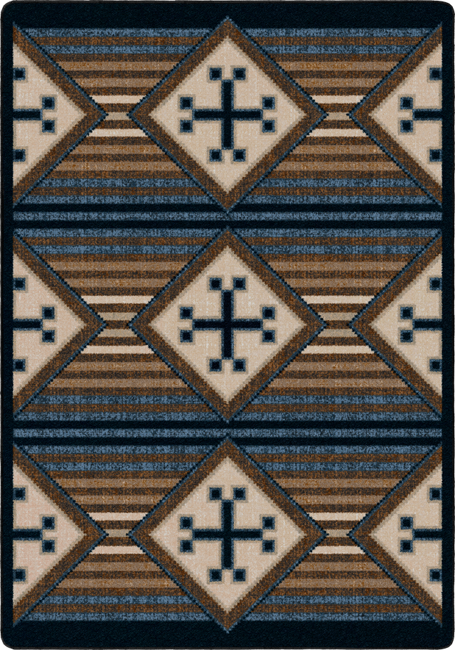 American Dakota Bison Creek Black and Russet Rug