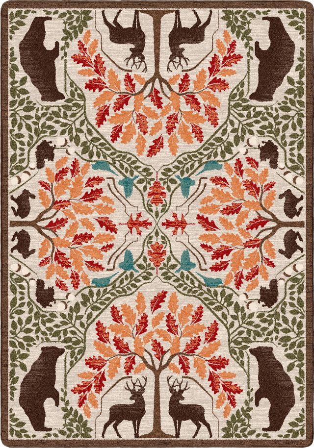 American Dakota Brushwoods Multi Rug