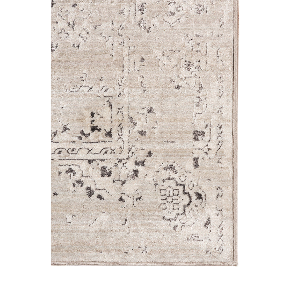 Amer Cambridge CAM-33 Platinum area rug - corner view
