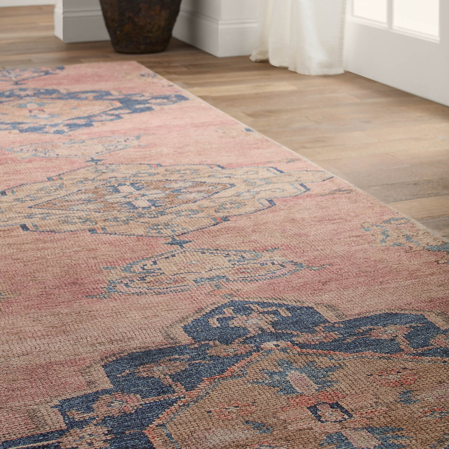 Jaipur Canteena CAN04 Pink Powerloomed Rug