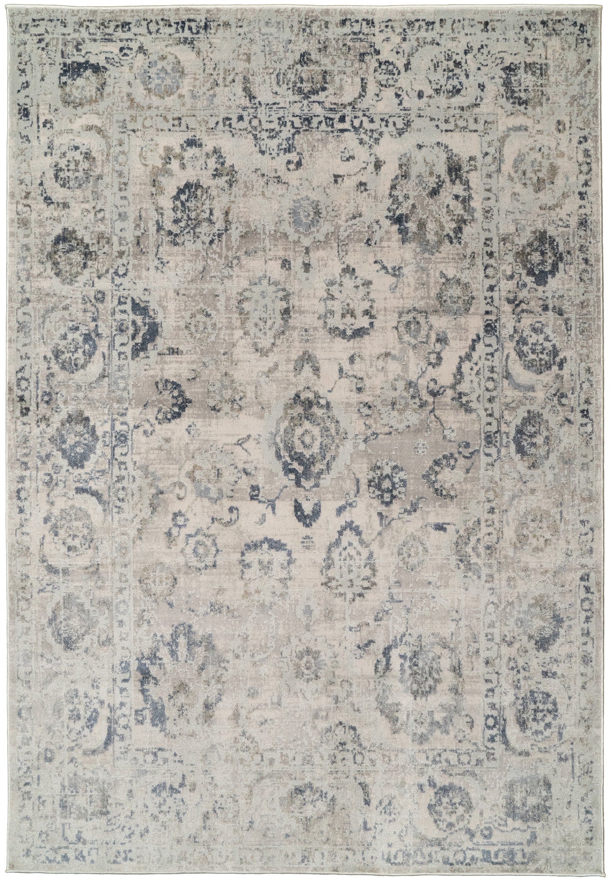 Dynamic Rugs Castilla 3530 Grey / Blue Rugs - rectangular rug view