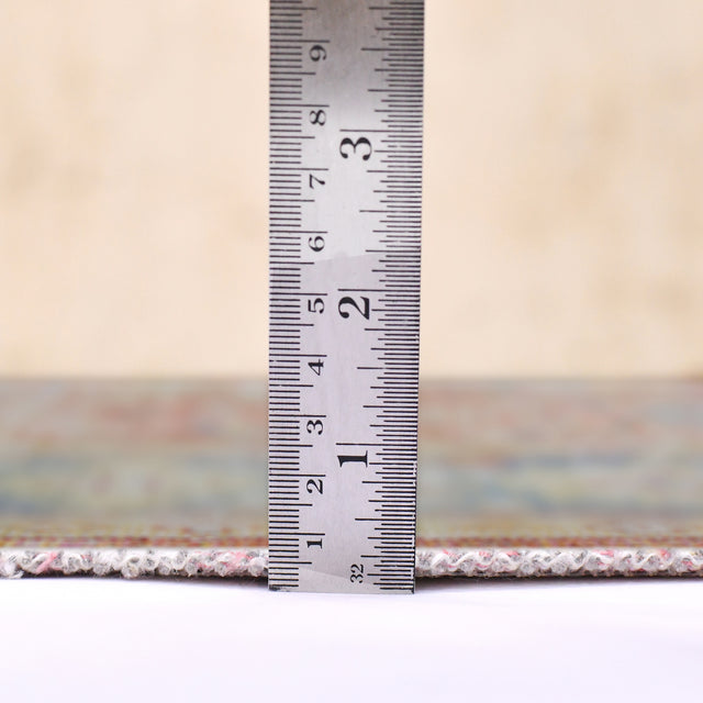 Amer Century Vintage Medallion Power-Loom Living Coral Area Rug