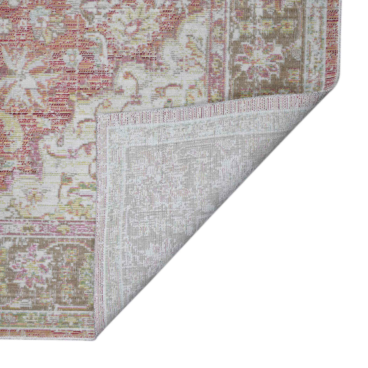 Amer Century CEN-23 Pink area rug - back view