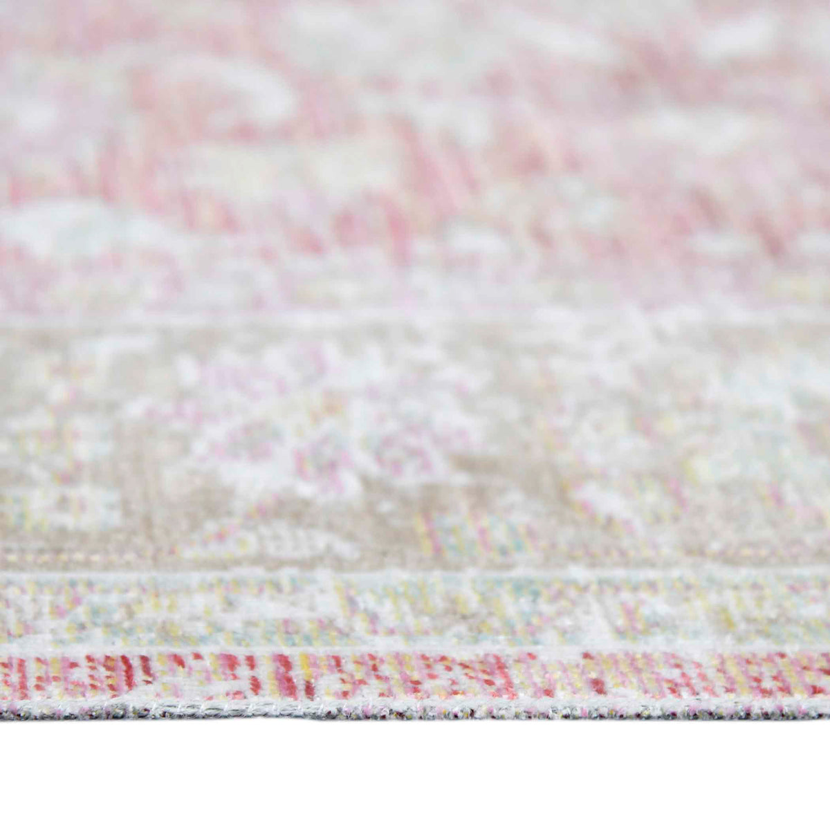 Amer Century CEN-23 Pink area rug - profile view