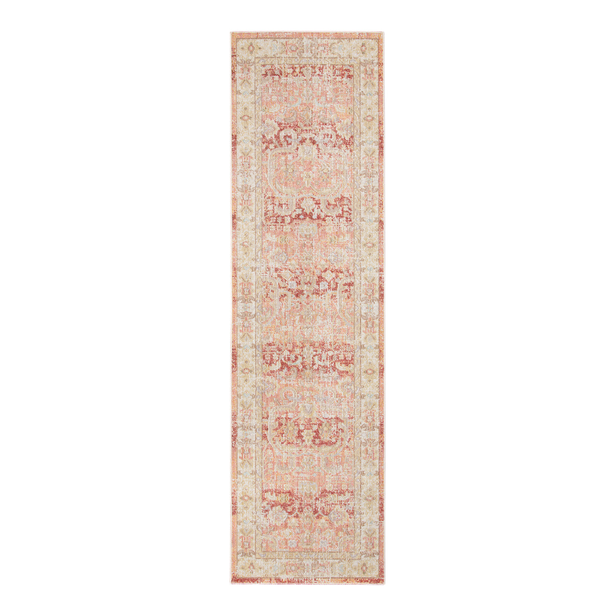 Amer Century CEN-8 Salmon Pink / Ivory area rug - product view