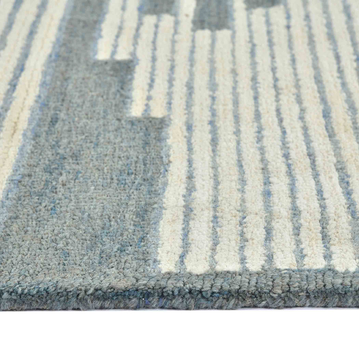 Amer Chicago CHI-3 Blue area rug - profile view