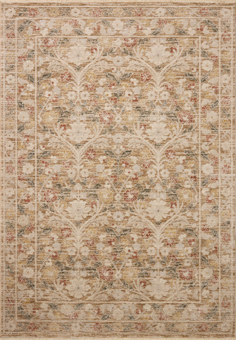 Loloi Clarisse CLS-01 Traditional Power Loomed Sand, Multi Rug