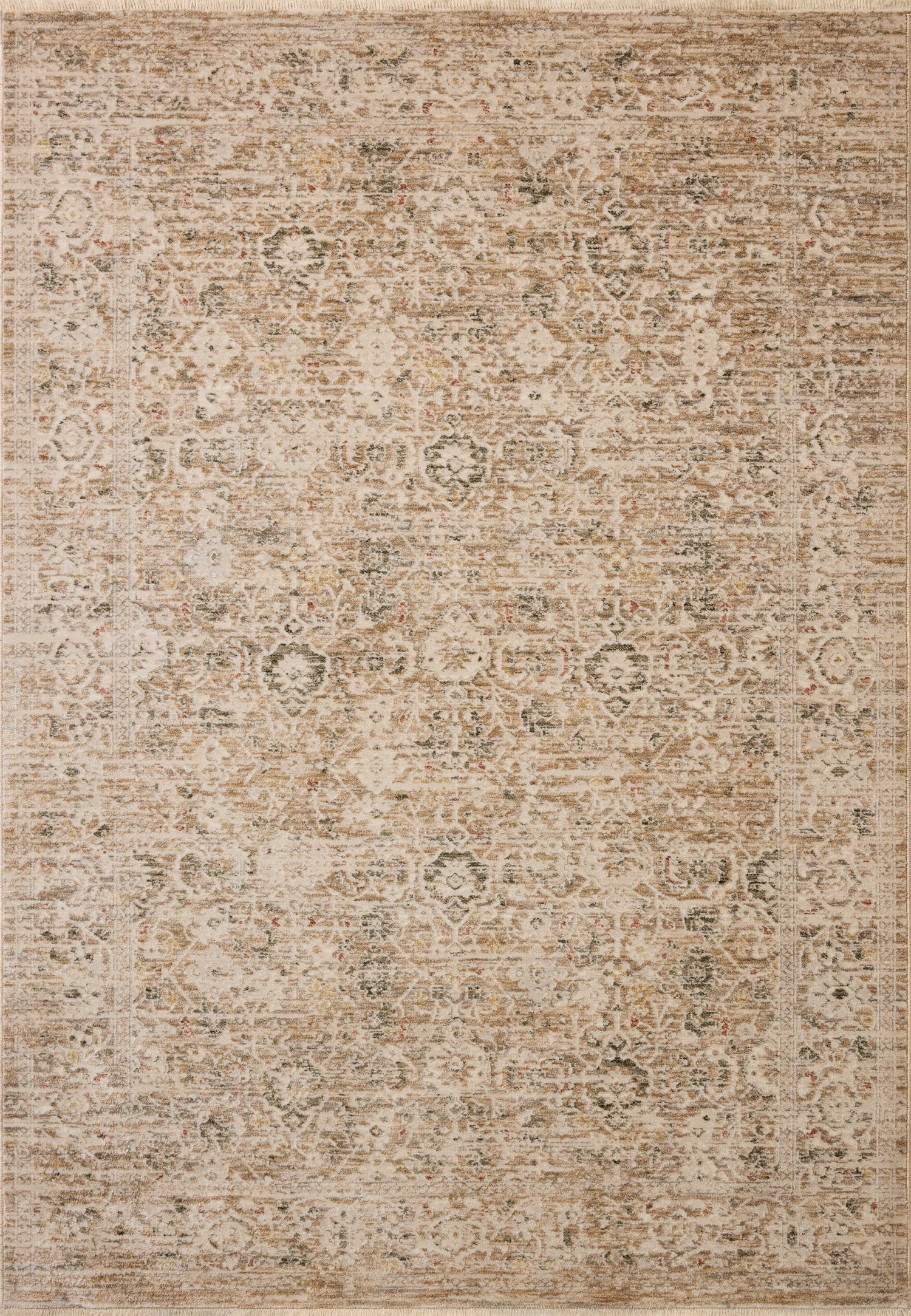 Loloi Clarisse CLS-07 Traditional Power Loomed Natural, Granite Rug