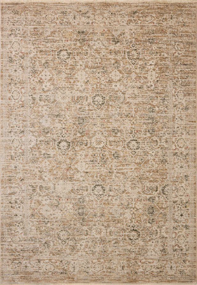 Loloi Clarisse CLS-07 Traditional Power Loomed Natural, Granite Rug