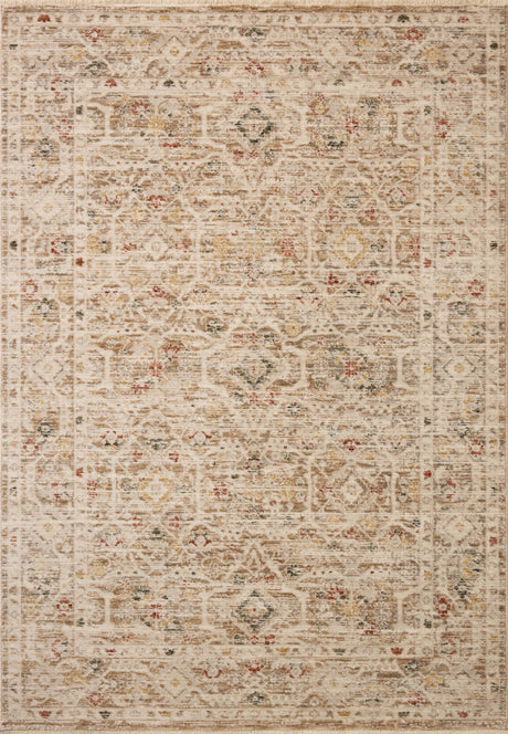 Loloi Clarisse CLS-08 Traditional Power Loomed Natural, Multi Rug
