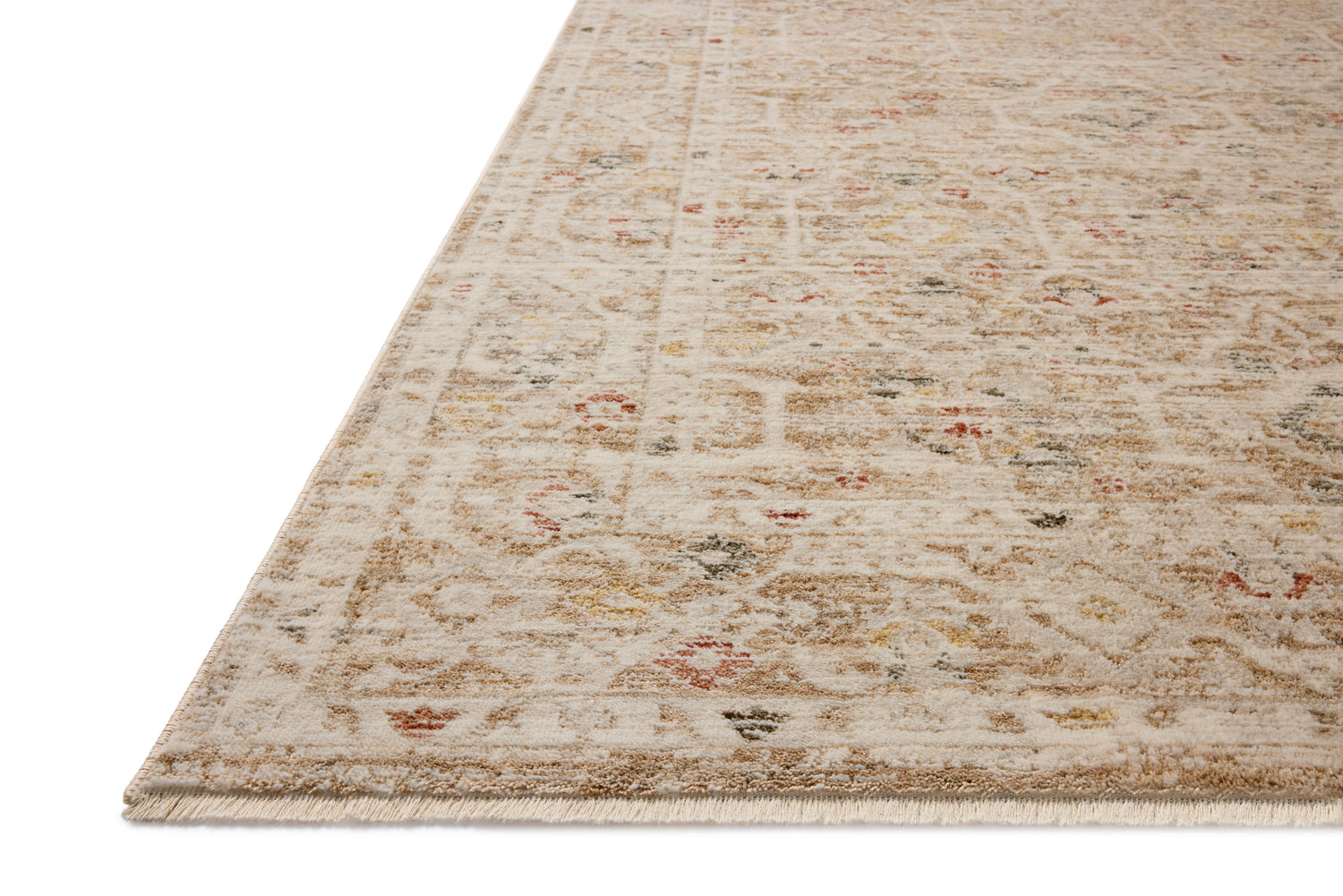 Loloi Clarisse CLS-08 Traditional Power Loomed Natural, Multi Rug