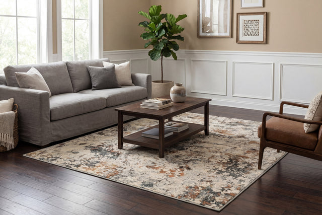 Dynamic Rugs Couture 52023 Ivory/Copper Rugs - room scene