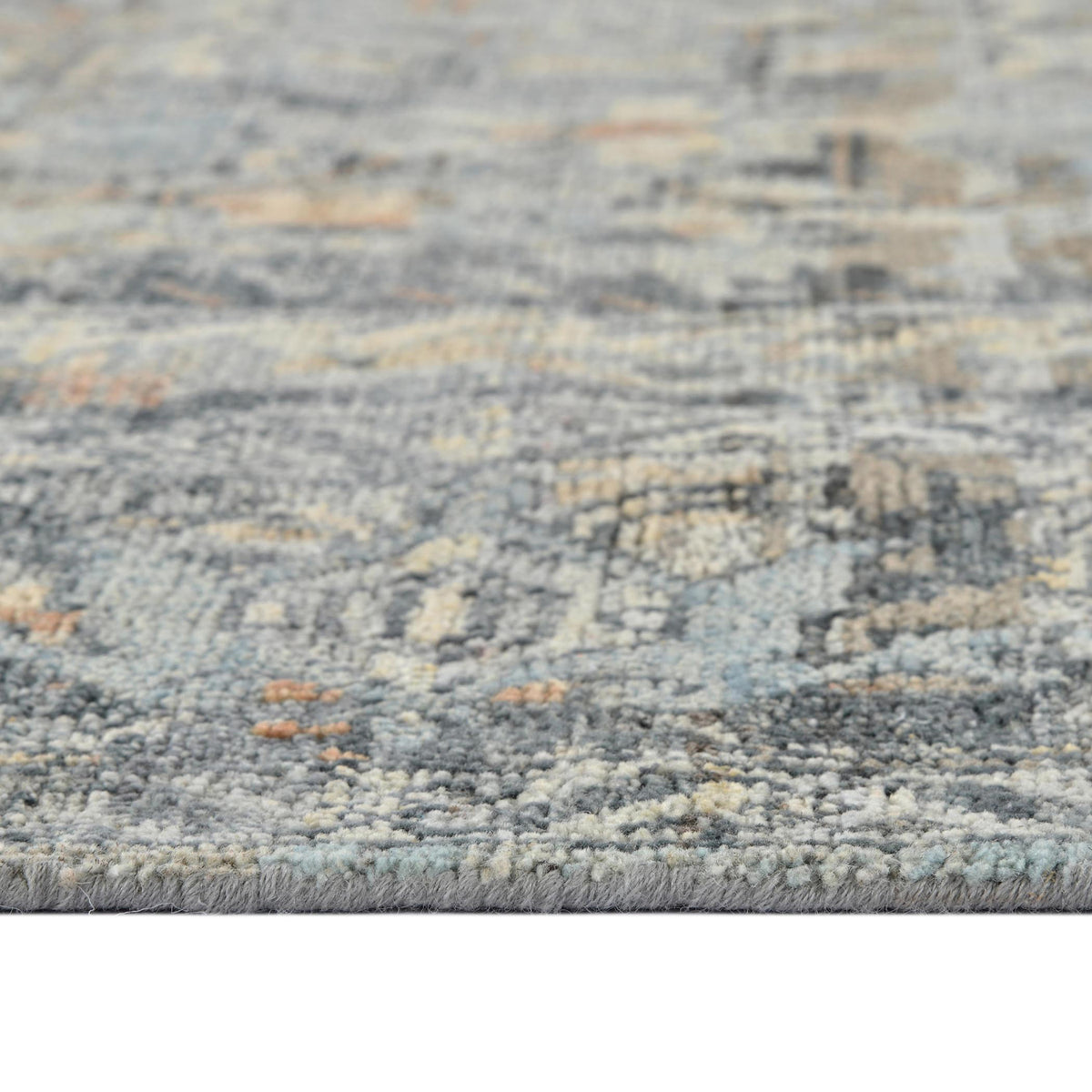 Amer Craft CRA-5 Blue area rug - profile view