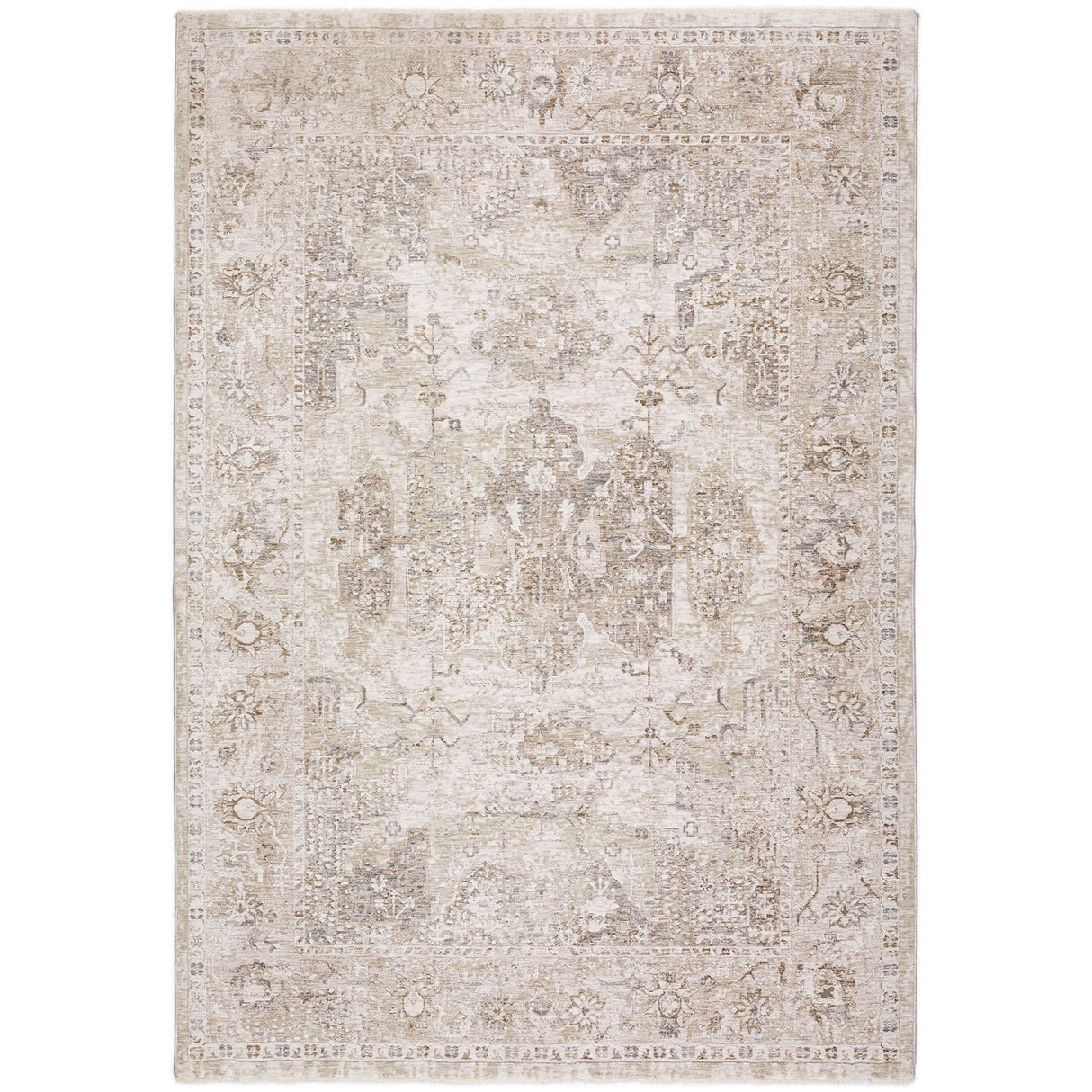 Dalyn Cyprus CY3 Machine Made Traditional Brown Rug