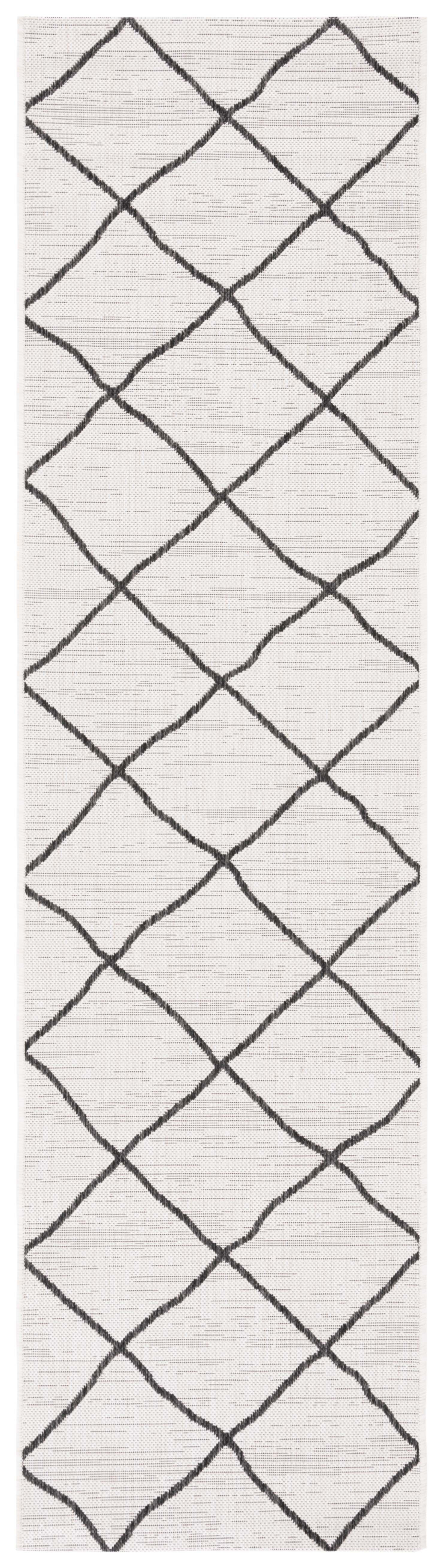 Safavieh Courtyard Cy8635-53712 Ivory/Black Rug.