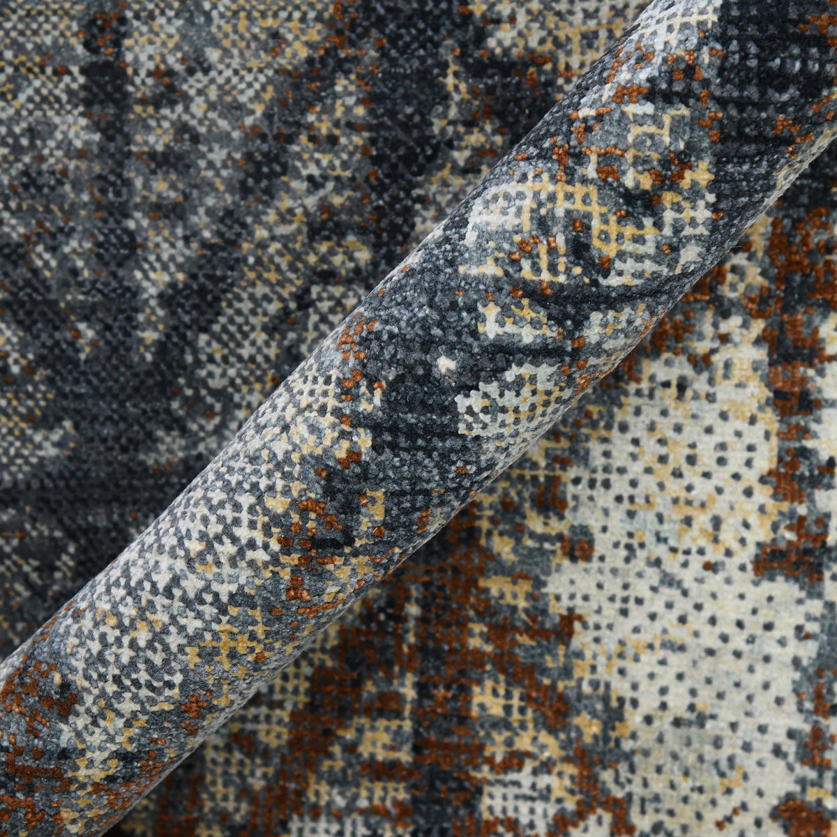 Amer Dazzle DAZ-164 Dark Gray area rug - color swatch view
